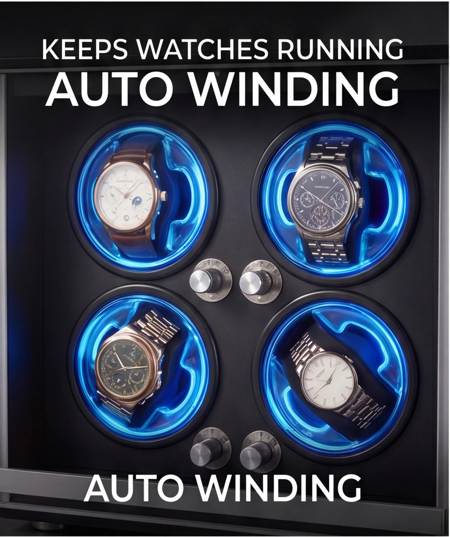 Virtorix 4 워치 와인더 호두나무 목재 항자성  - Watch Winder 4 Watches Automatic Silent 리뷰 및 가격