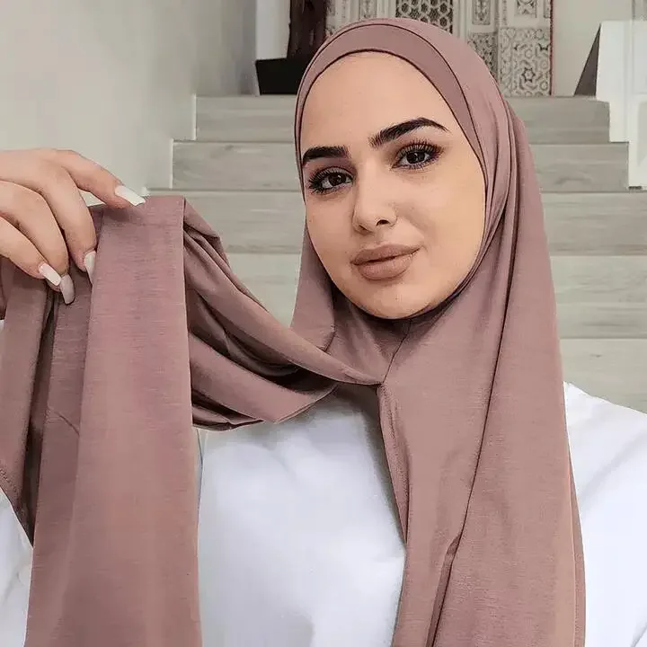 Pañuelo Hijab Instantáneo Premium, Pañuelos para la Cabeza sin Pasadores, Listos para Usar, Hijabs para Mujeres Musulmanas, Chales, Envolturas, Amira, Islam, Niqab