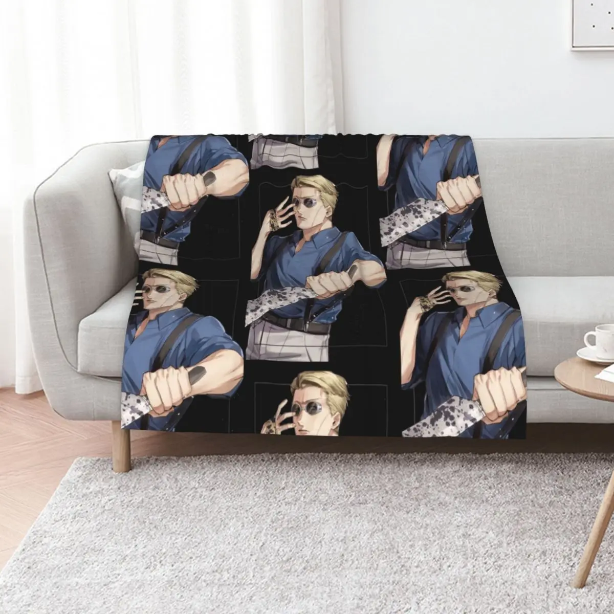 Nanami Kento Essential Throw Blanket Personalized Gift Furrys Decorative Sofas Warm Luxury Throw Fashion Sofas Blankets