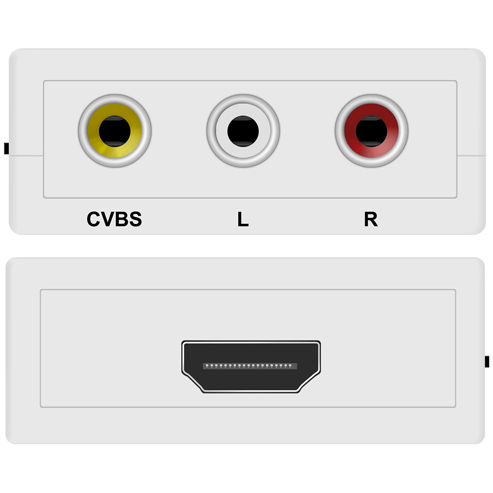 Mini convertisseur de signal AV vers HDMI Full HD 1080P, pour TV VHS VCR DVD