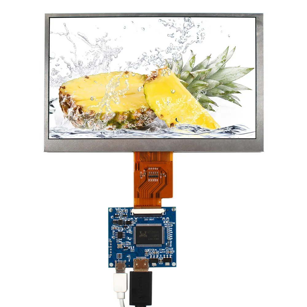 

7 inch AT070TNA2 1024x600 HD TFT LCD Module+mini H DMI Micro USB Controller Board