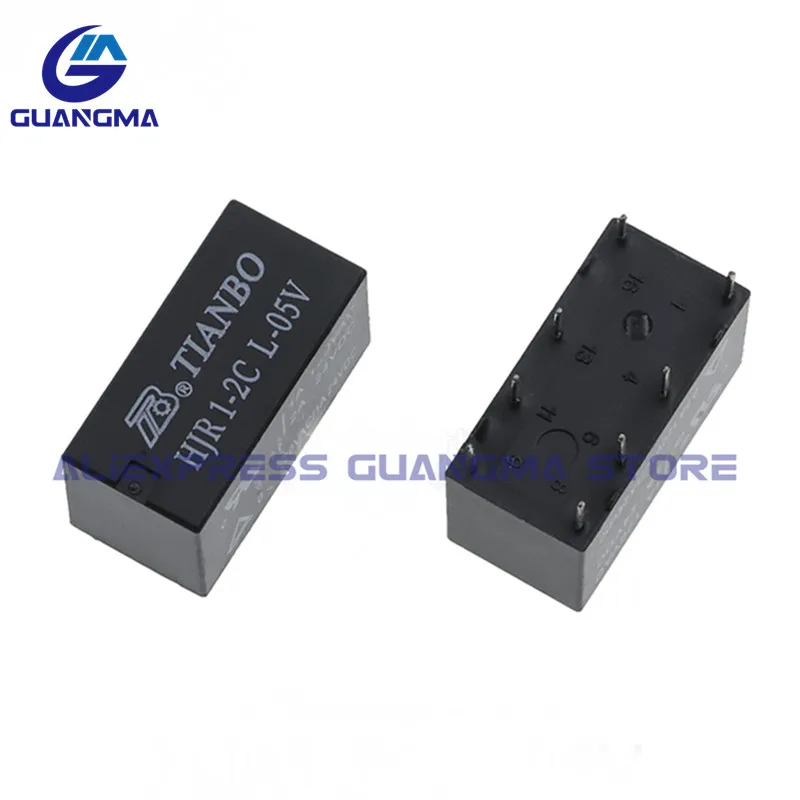 10PCS 100% New Original Relay HJR1-2C L-5V HJR1-2C L-12V HJR1-2C L-24V 1A 120Vac 8Pin DC5V 12V 24VDC HJR1 2C L 5V 12V 24VDC