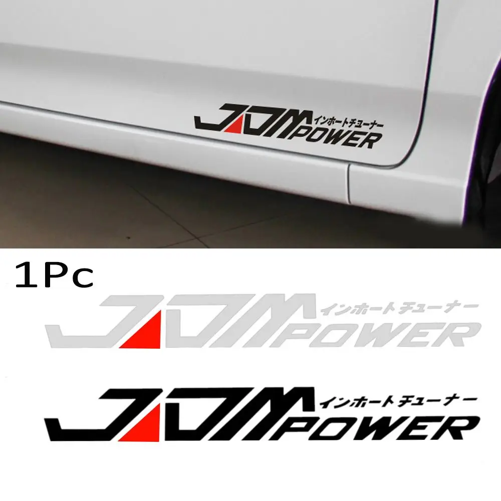 Vinyl Black/White Personality JDM  Car Sticker Decal  Automobile Decoration