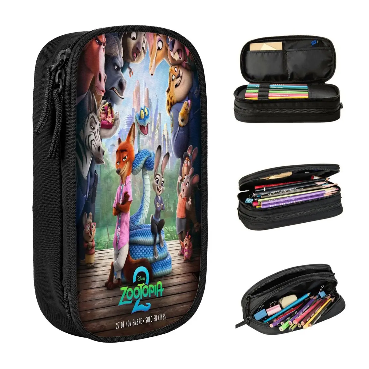 

Zootopia 2, новый персонаж Gary, пенал для мальчиков и девочек, модная сумка-карандаш, дизайн, школьные пеналы, канцелярские принадлежности, идея подарка