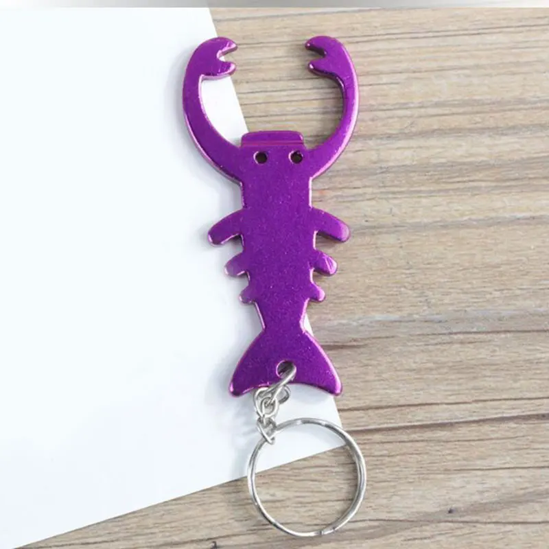 Mini Shrimp Bottle Opener Lobster Bottle Opener Scorpion Bottle Opener Portable Bottle Opener With Key Ring Home Keychain