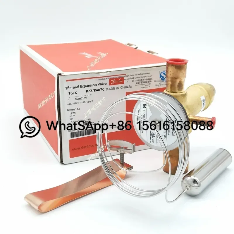 Danfoss TGEX Expansion Valve for Cold Storage Air Conditioning Refrigeration Parts Model 067N2159 067N2120 067N2162 067N2160