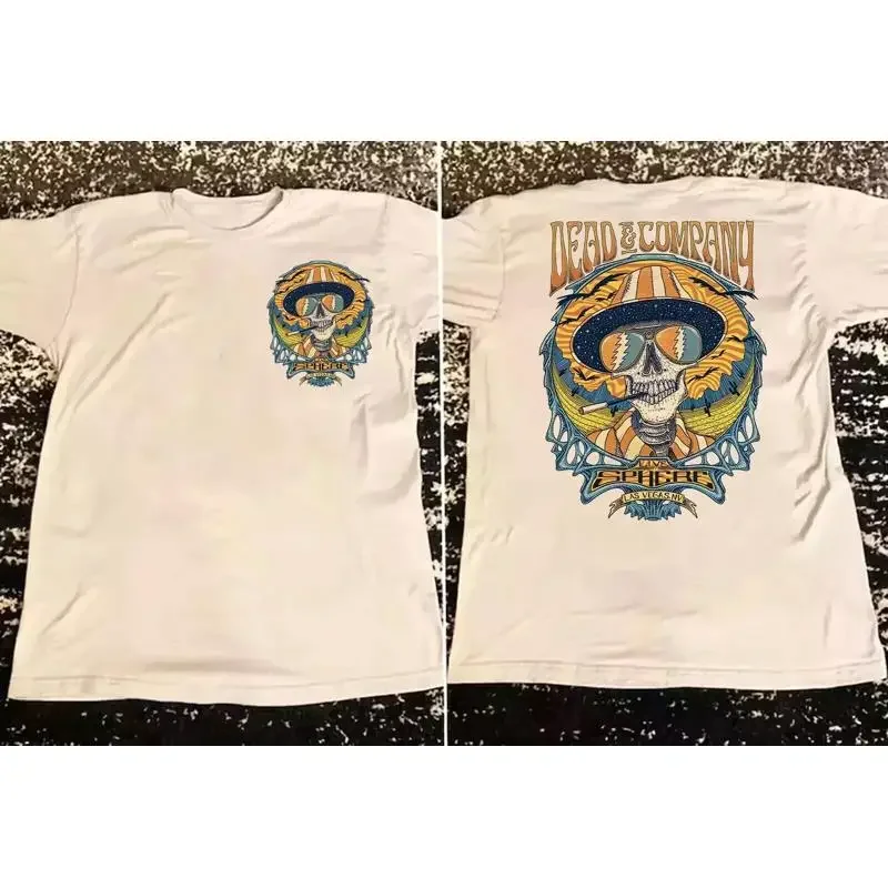 Dead Forever Sphere Las Vegas Tour August 8 2024 2 side T Shirt White AN32545