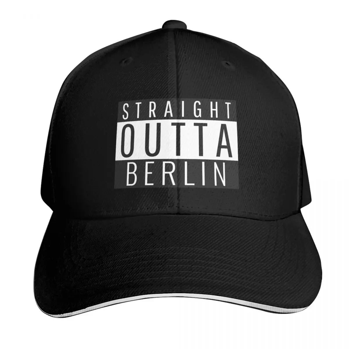Straight Outta Berlin New Hampshire Berlin Germany Baseball Cap Beach Bag hiking hat dad hat Women's 2026 Men's
