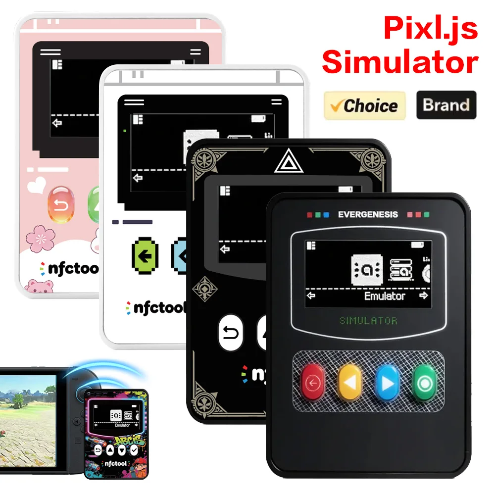 Nouvel émulateur intelligent NFC pour Amiibotool Pixl.Js iNFC OLED HD, accessoire pour Switch/Switch2 3DS Wii U IC/NTAG