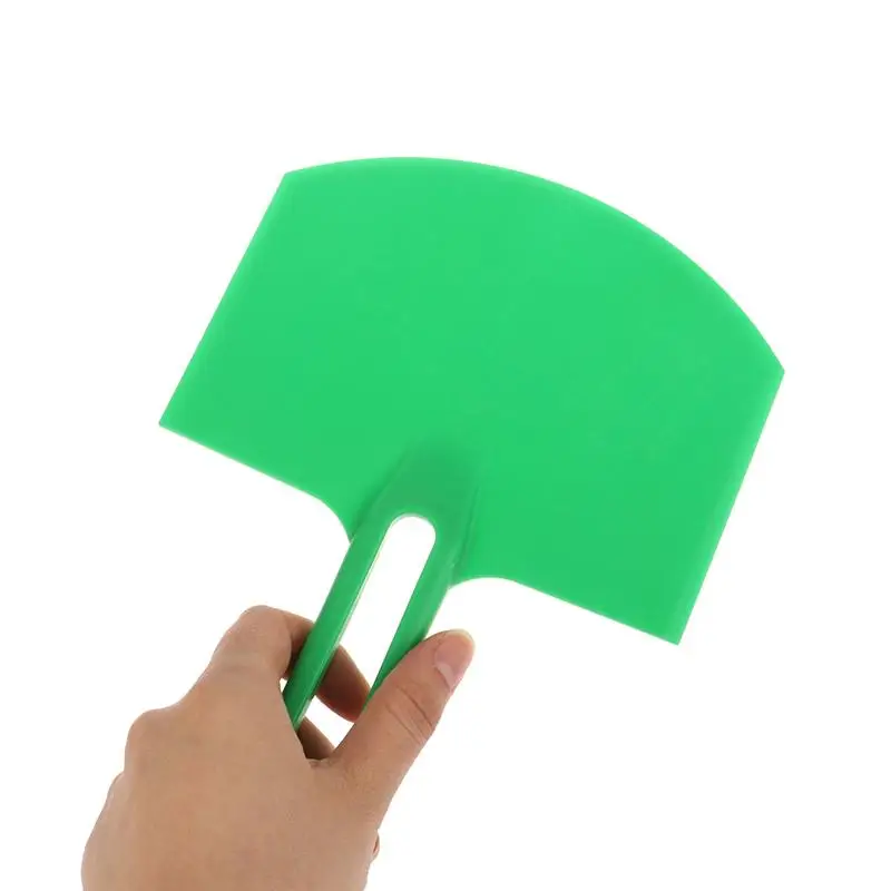 1/2Pcs Curved Bucket Scoop Scraper Spackle Paint Putty Knife: Drywall Finishing Plaster Scraping Construction