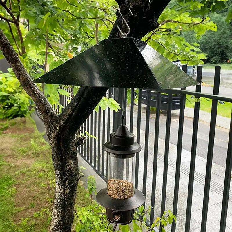 Bird Feeder Pole Squirrel Baffle Waterproof Squirrel Baffles Easy To Install Metal Squirrel Baffle For Deter Squirrels Racoons