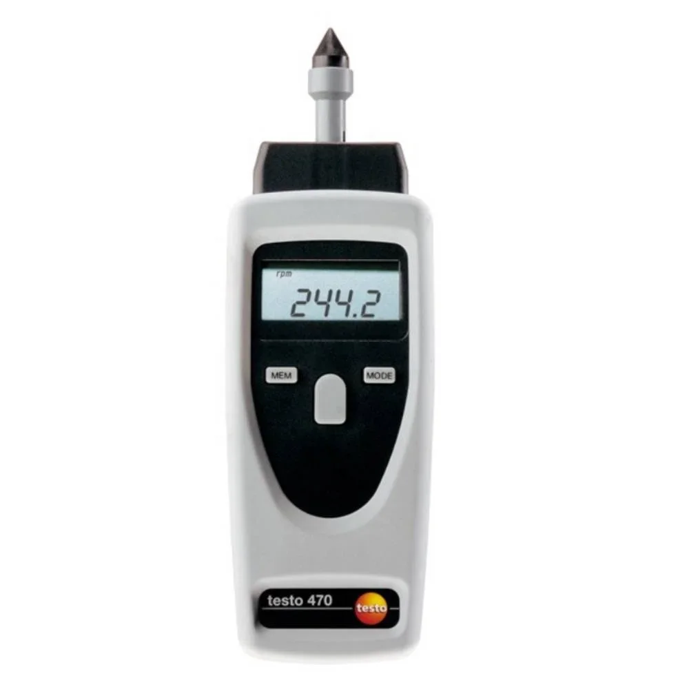 Testo 470 Contact / Non Contact Type Digital Rpm Tachometer Order-Nr. 0563 0470