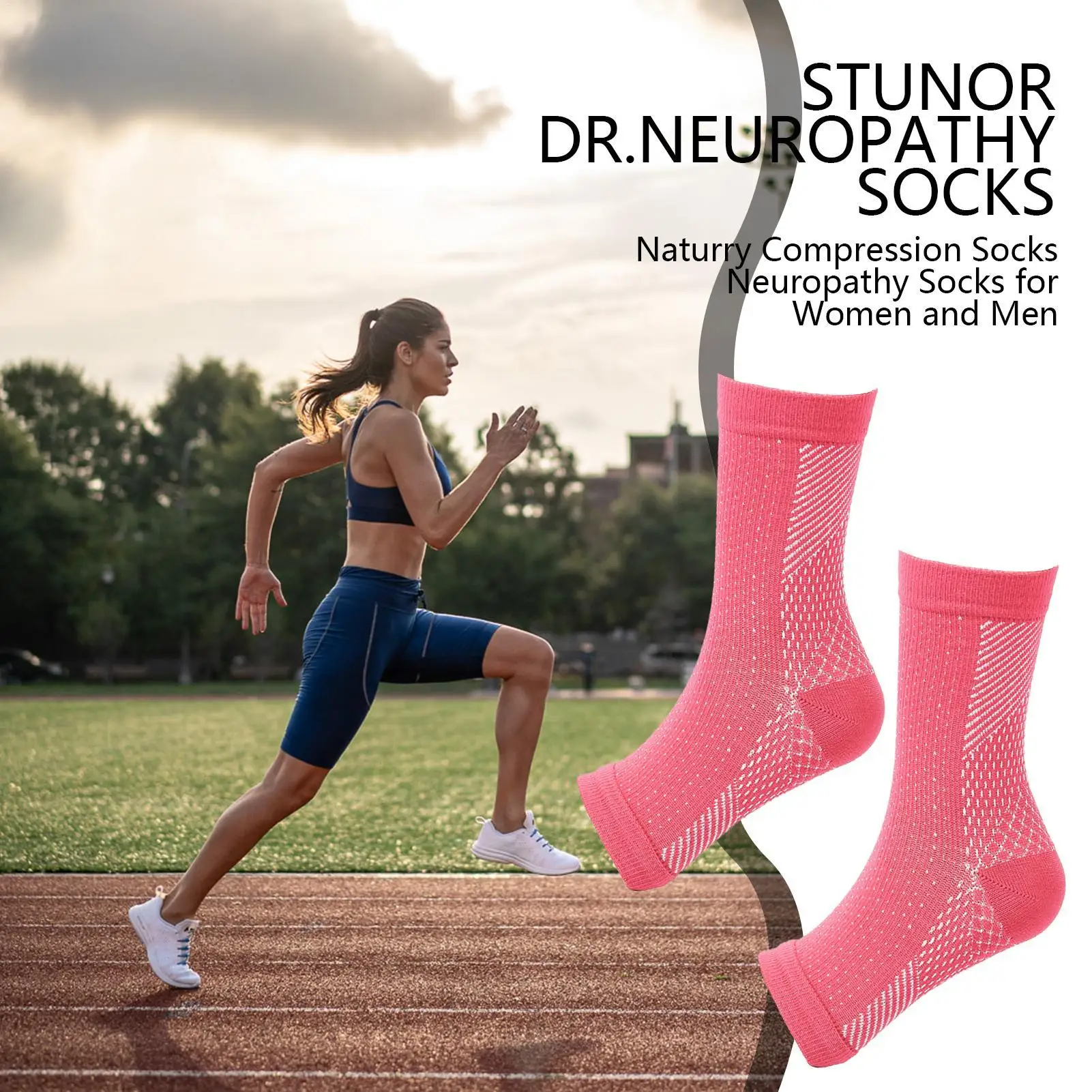 

Носки компрессионные для мужчин и женщин, 1 пара