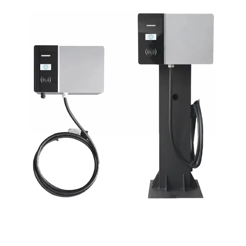 40KW Wall-Mounted Charging Station CCS GB/T Double Equipment Commercial DC EV Charging Pile  with  DC EV Charger