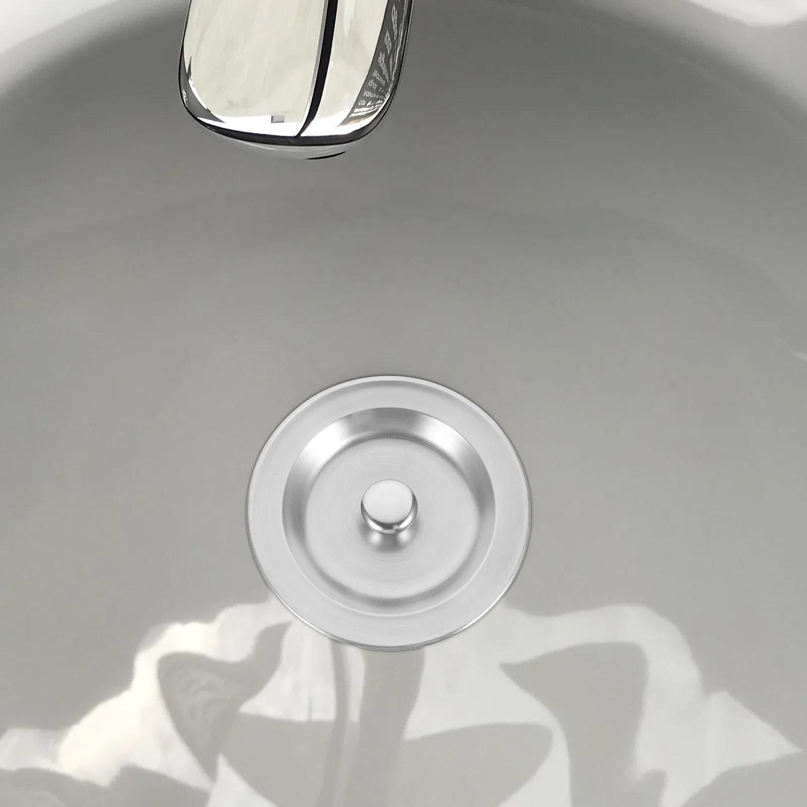 

2 Pcs Sink Stopper Plug for Kitchen Dish Basin Stainless Steel Floor Drain Cover