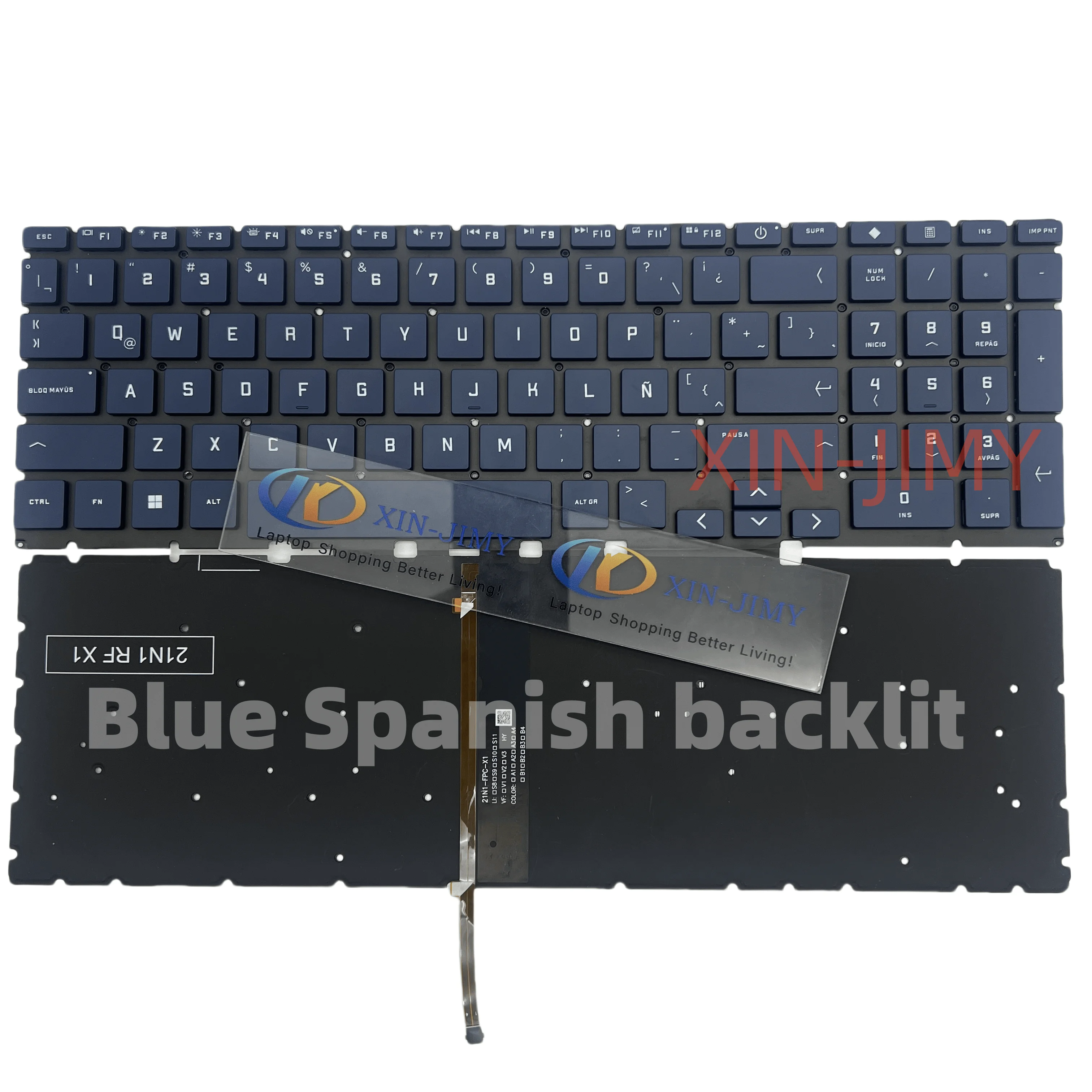 

Клавиатура Spanis для HP Victus 16-D 16-D0013DX 16-D0010CA 16-D0179TX 16-D0023DX 16-D0020CA 16-D0097NR TPN-Q263/Q264 с белой подсветкой