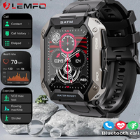 LEMFO C20PLUS SmartWatch Men Women Call Outdoor Health Heart Rate Moniter Waterproof Bluetooth Call Sports Smart Watches