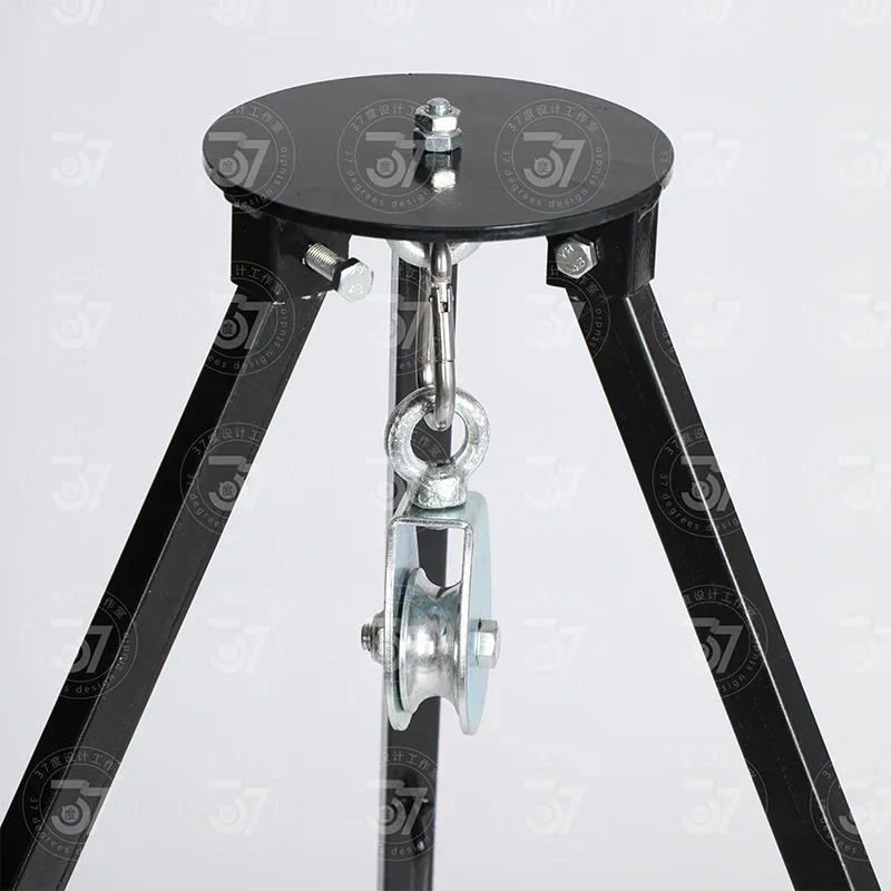 Suspended swing grill BBQ tripod Campfire BBQ Tripod Stand for Dutch Oven Height Expanded Tripod for BBQ