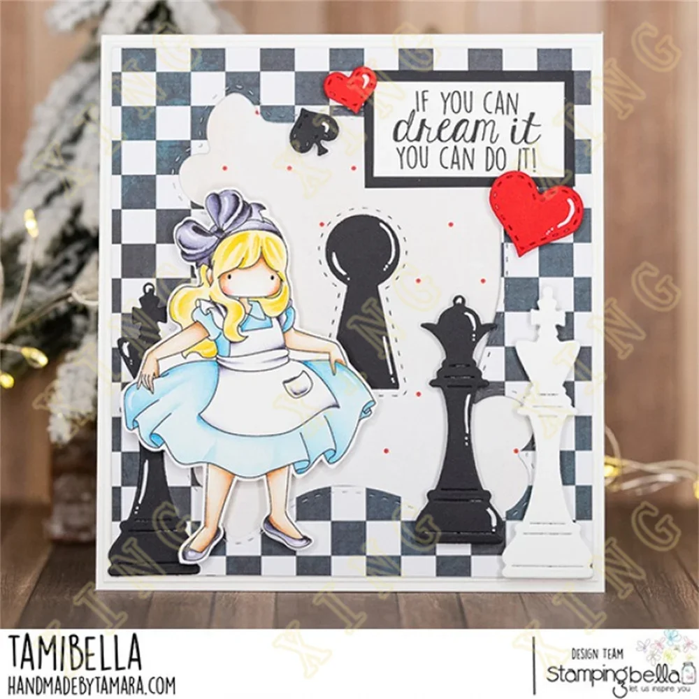 Princess Sentiment Heart Oddball Metal Cutting Dies Clear Stamps Scrapbook Diary Decoration Embossing Stencil Template Diy Card