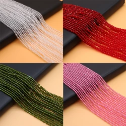 2Pcs Natural Stone Beads Small Faceted Spinel Bead for Fashion Jewelry Making Diy Women Bracelet Necklace Accessories 3mm