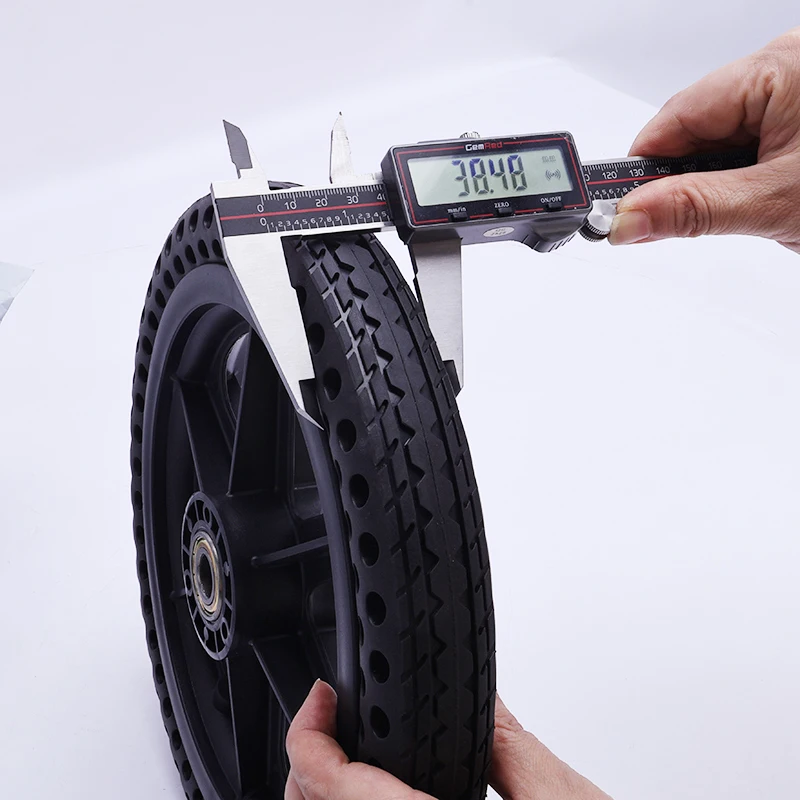 12x1.50 Elderly Scooter Electric Wheelchair Tire Front Wheel M12/M15 Honeycomb Solid Wheel Assembly