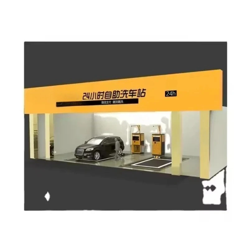 Self-Service Car Wash Machine 200 Bar Coin/Card/Banknote Operated Steam Carwash Equipment Electric Power Source