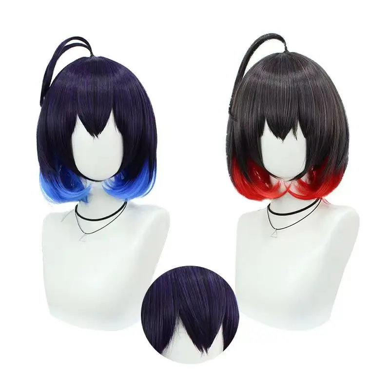 

Аниме игра Honkai Impact Seele Vollerei косплей парик красный синий термостойкие синтетические волосы розовая сетка