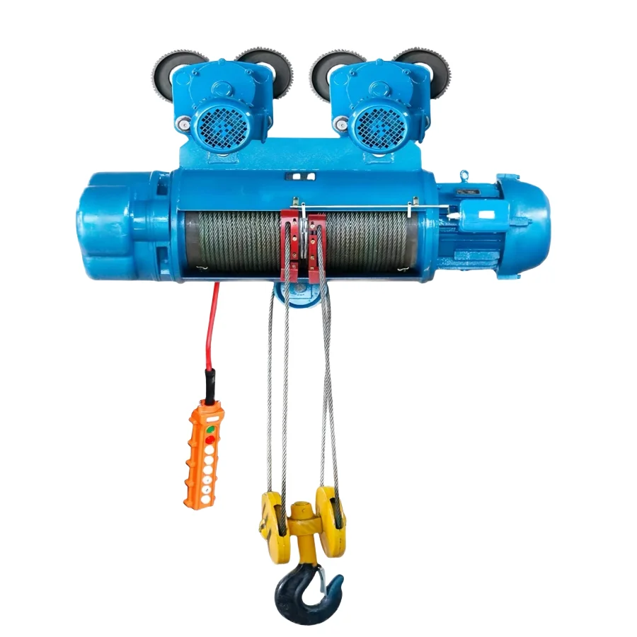 6 Ton Hoist CD/MD Electric Wire Rope Hoist Lift Height 6 m 9 m with Trolley