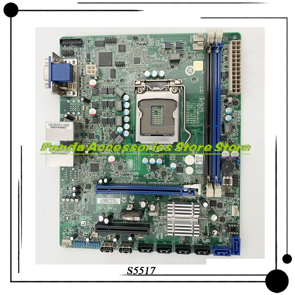 S5517 S5517G2NR Server Motherboard S5517G2NR-LE-EFI LGA1155 DDR3 1066 E200-07 For Canon C700 C750 C800 C850