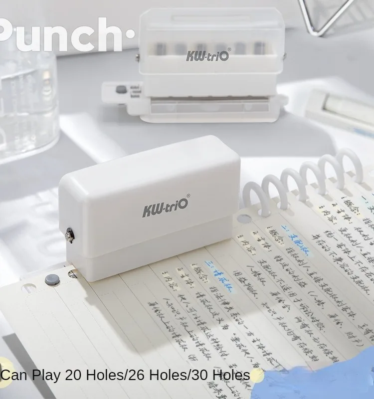 Imagem -03 - Loose Leaf Paper Hole Puncher Buracos a4 a5 b5 Standard Hole Punch Faça Você Mesmo Office Binding Tool Material Escolar Papelaria