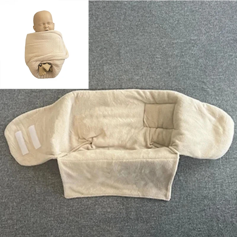 Newborn Photography Accessories Baby Photo Posing Bean Bags Solid Color Backdrop Swaddlings Blanket Studio Photoshoot Props