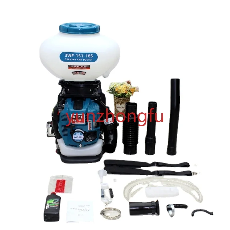 3WF-151-18S DUSTER & SPRAYER BACKPACK MISTER 76.5CC 4 STROKE AGRICULTURAL PESTICIDES FERTILIZER GASOLINE ENGINE 20L