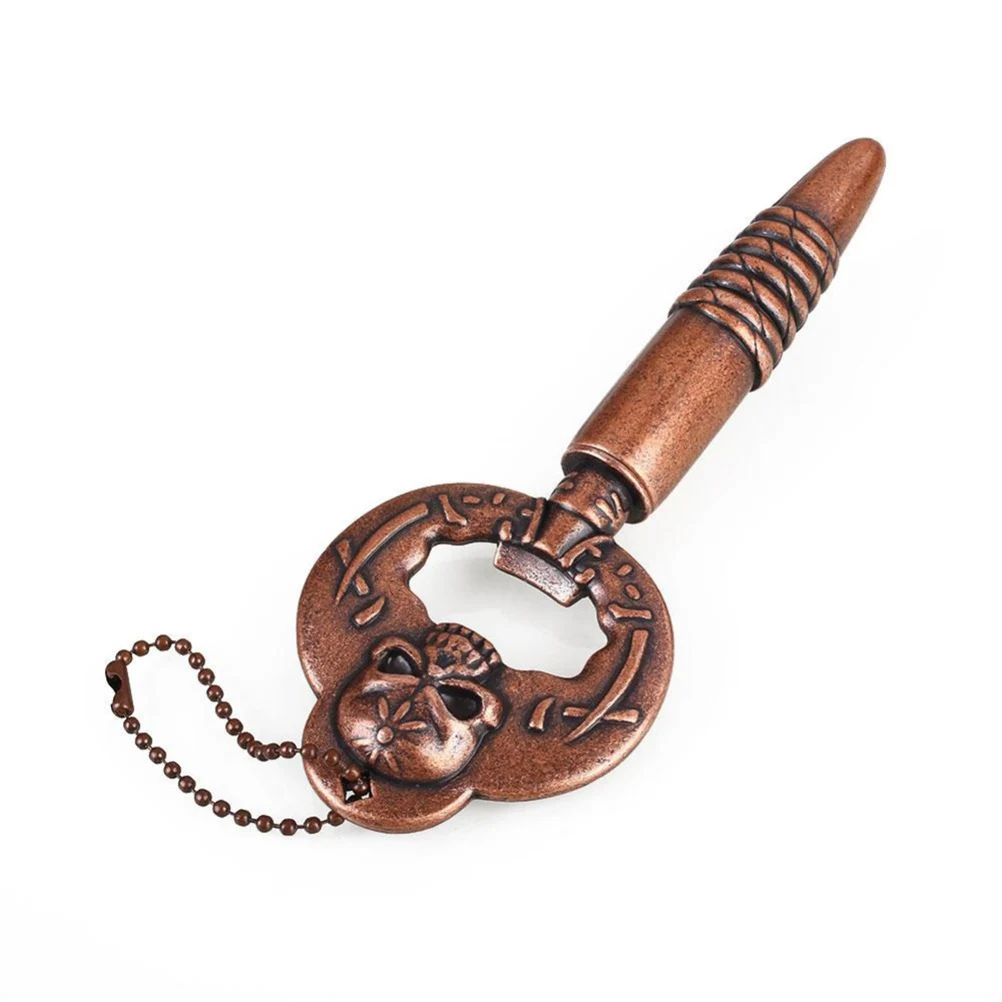 

Retro Zinc Alloy Brass Bottle Opener Design Corkscrew for Home Bar Wine Opener Romantic Evening Use Corkscrew