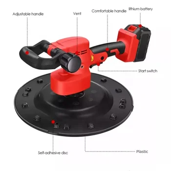 Electric Automatic Smoothing Machine Plug-In Pump-Driven with Metal Grinding Disc for Efficient Plastic Grinding