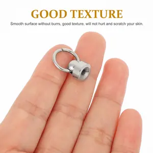 20Sets DIY Purse Bag Buttons Phone Case Rivets Fasteners Leathercraft Materials Sturdy Wear-Resistant Studs for Craft Shoes