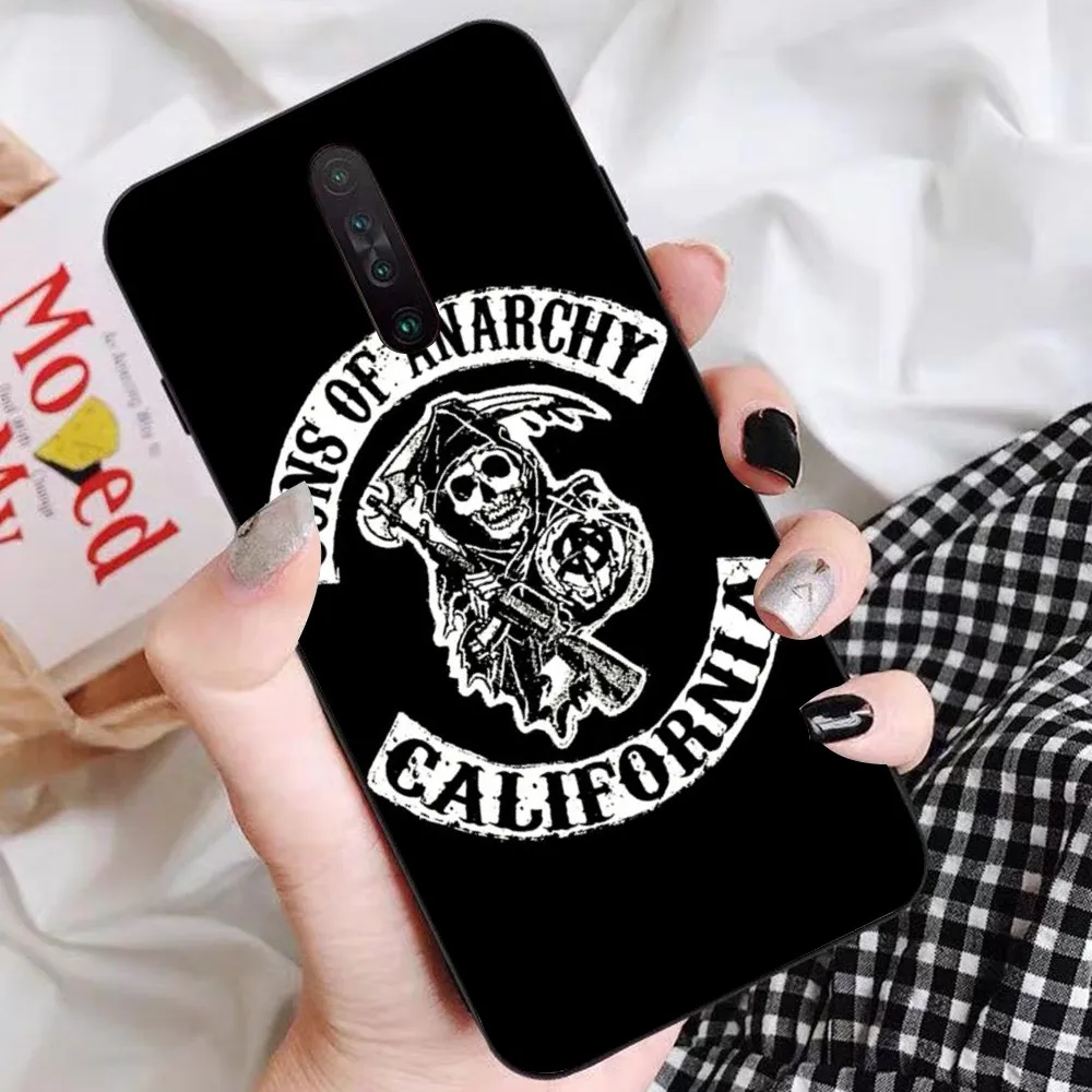 Sons Of Anarchy TV Phone Case For Redmi 5 6 7 8 9 10 Plus Pro 6 7 8 9 A GO K20 K30 K40 Pro Plus F3 Fundas