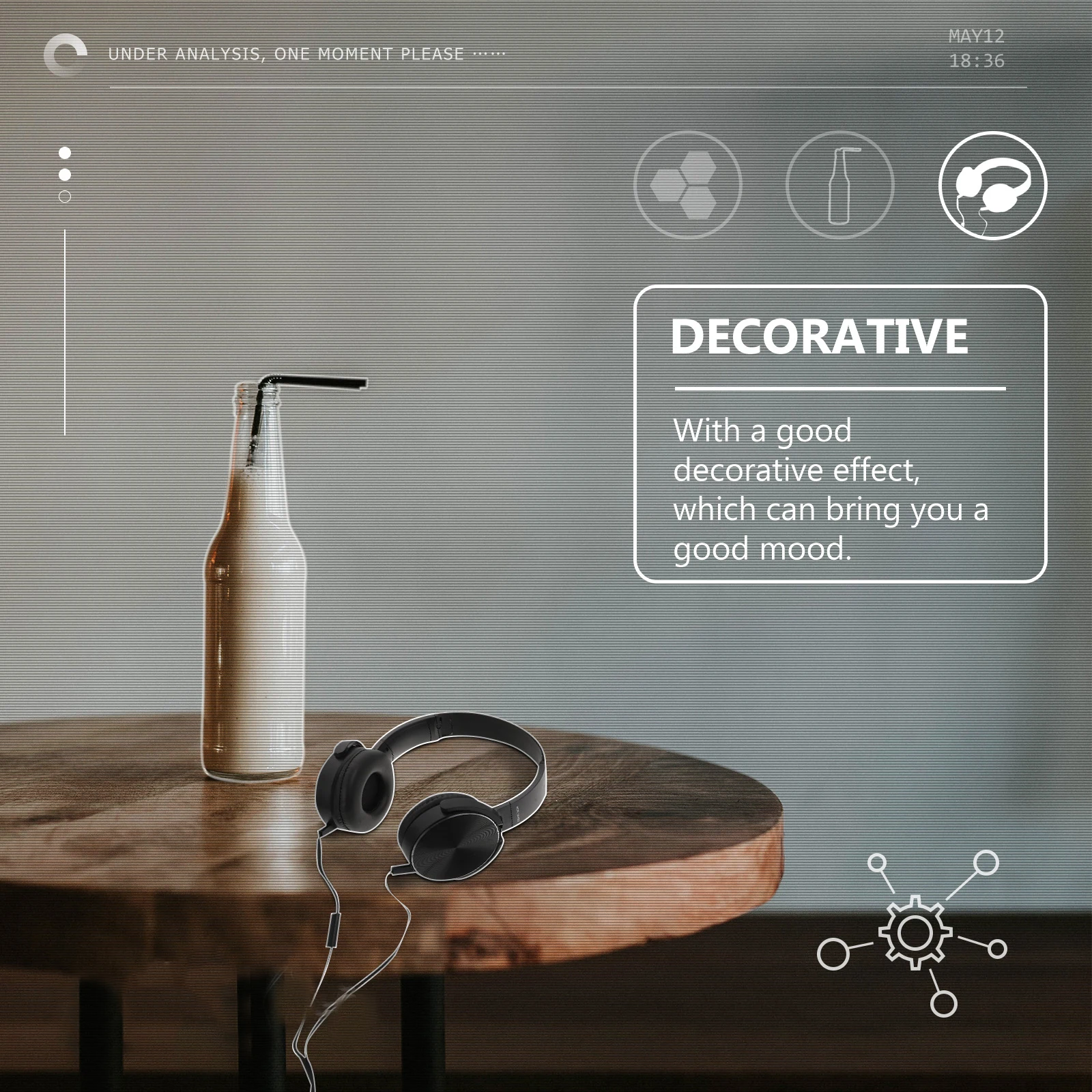 

1pc Head-Mounted Headset Computer Headphone Stereo Music Earphones Wired Gaming Headset For Desktop Comfortable Soft Ear Cushion