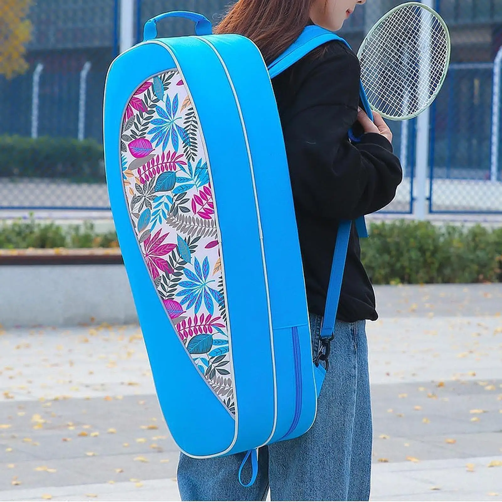 

Tennis Racquet Case Large Capacity Sport Handbag Badminton Racquet Bag