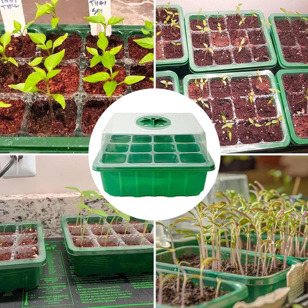 Elevated Seedling Starter Tray - Humidity Dome Kit recension och pris