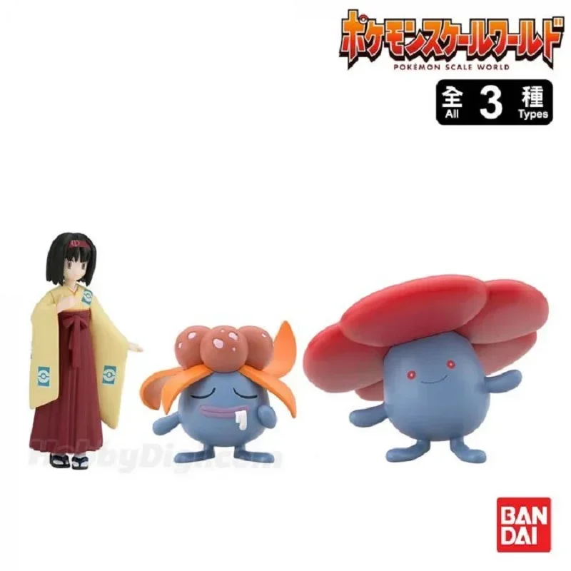 Original Bandai Pokemon Food Toy Erika Vileplume Gloom Action Figure Model Toy Children's Gift