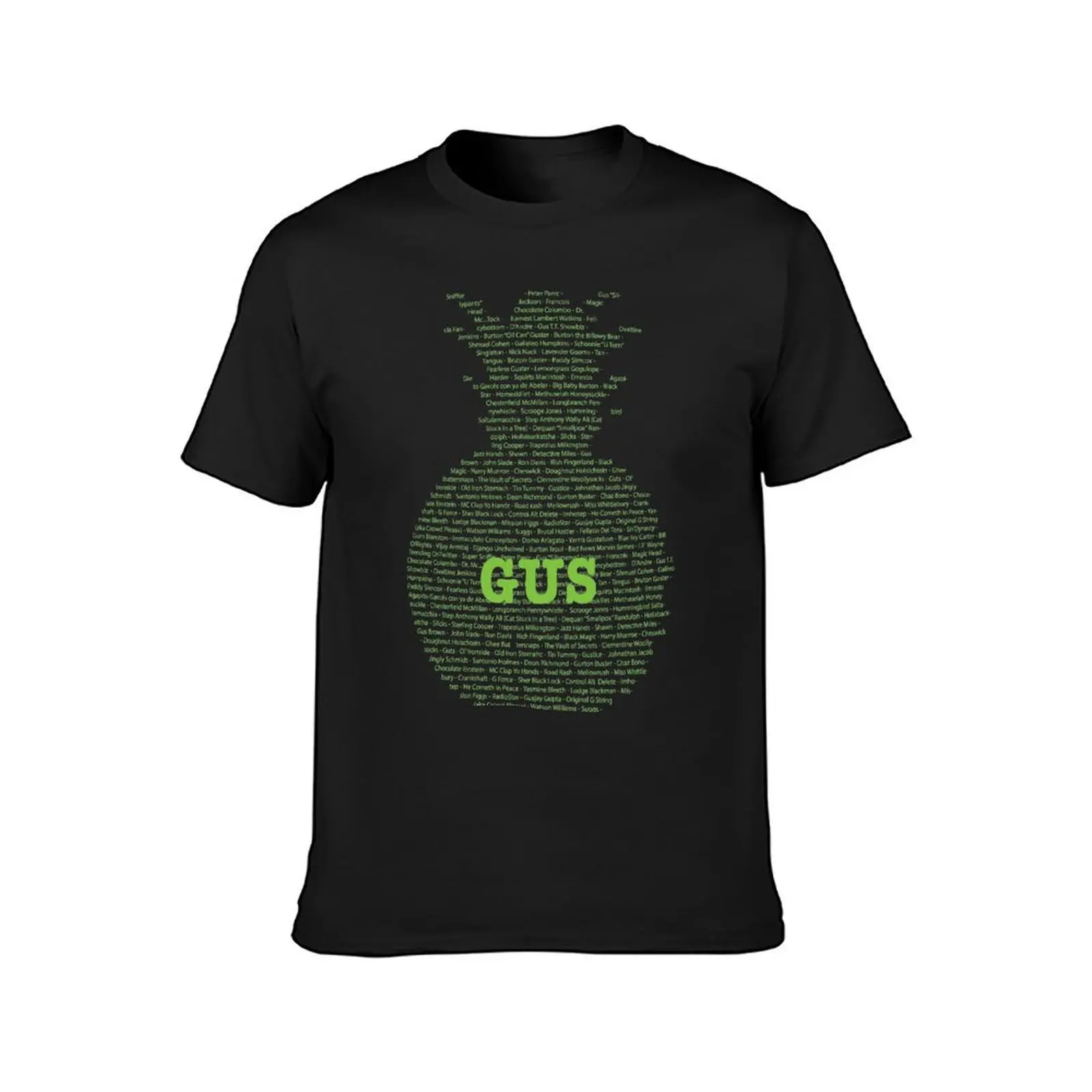 Gus's Nicknames (Psych) T-Shirt Aesthetic clothing boys whites summer tops sports fans Short sleeve tee men