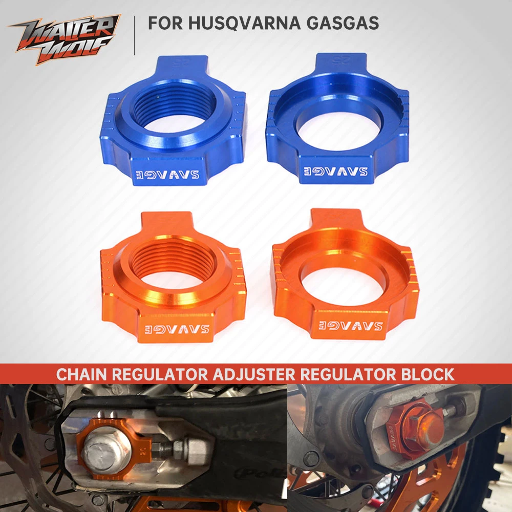 For Gas Gas EX250 EX350 MC125 MC450 Chain Adjuster Block Axle Spindle Tensioner For Husqvarna FC/FX/TC/TX 125/250/300/350/450