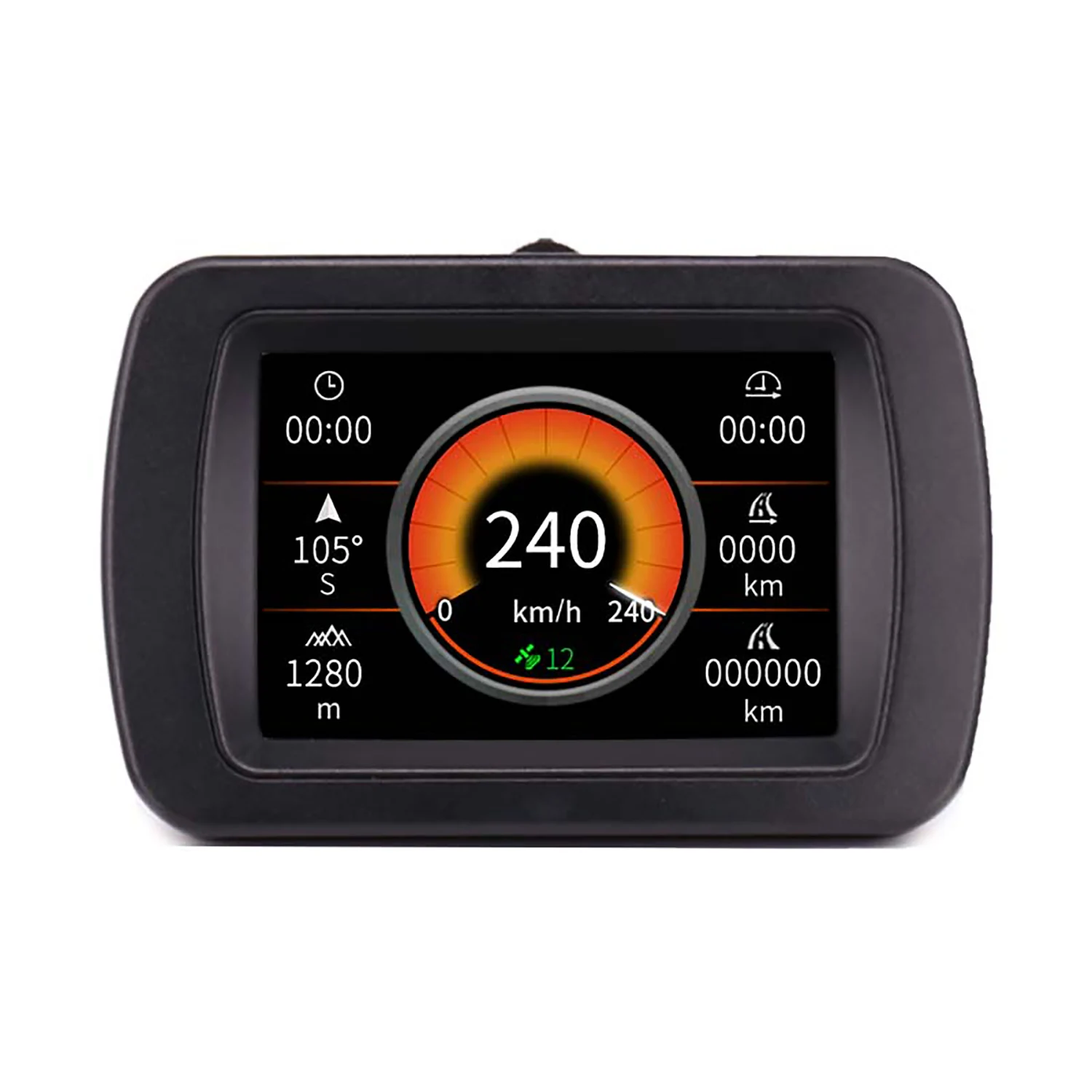Car OBDII Head Up Display A65 HUD Gps Digital Speedometer Gauge Universal