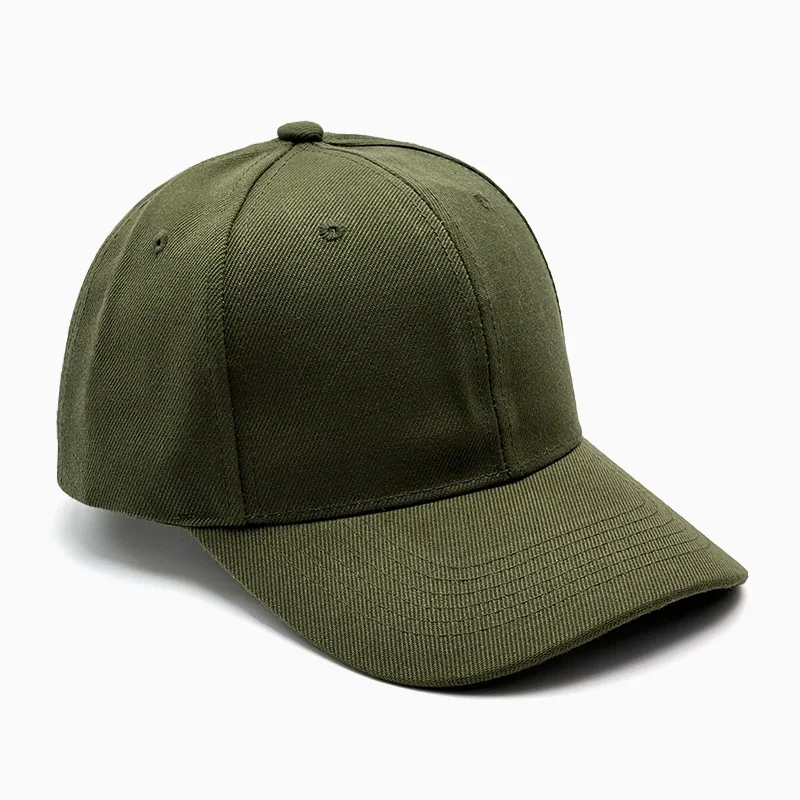 Breathable Sun-Protective Korean-Style Baseball Cap for Men with Large Head Circumference and Women with a Hard brim