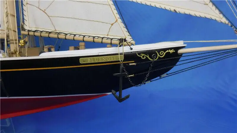 Bluenose 범선 모델, 목재 선박 모델 키트, Yuanqing, 1:72 730 mm