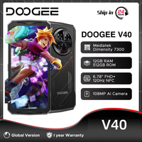 Global Version DOOGEE V40 5G 32GB 512GB Rugged Phone 6.78\