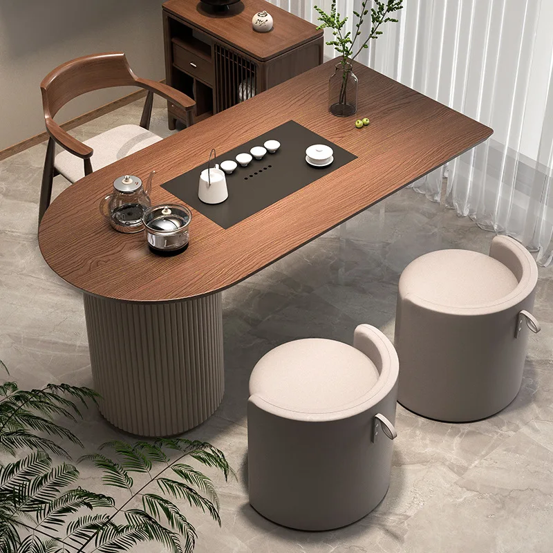 Nordic Modern Durable Solid Wood Table Chair Set For Balcony Office Tea Table In Small Apartment Home Furniture