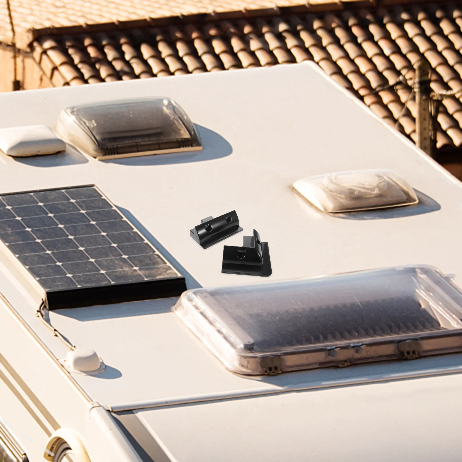 

Rv Solar Panel Mounting Bracket Durable Plastic Easy Install Solar Mount Roof Kit Roof Brackets Mounting Brackets