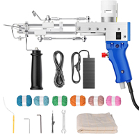 Tufting Gun 2 in 1 Cut and Loop Tufting Gun 7-21mm,tufting gun cut loop pile 5-40 Stitch/Sek Adjustable Speed Electric CarpetGun