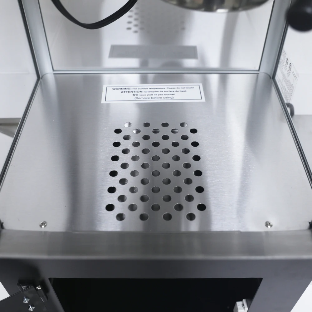 Bar Style 6 Ounce Popcorn Machine Black Body Metal Shell High-efficiency Heating Element Popcorn Making For Home Commercial